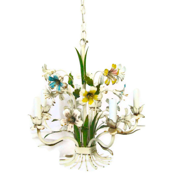 Italian Tole Chandelier