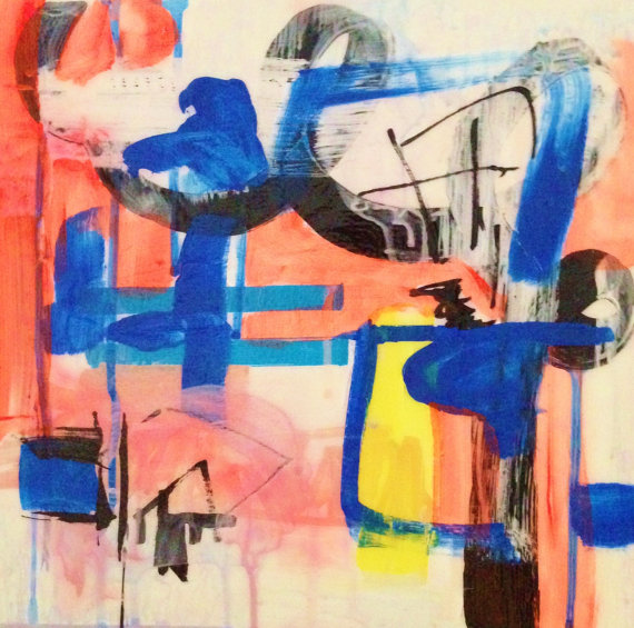 Abstract Painting - 'Masquerade Ball'