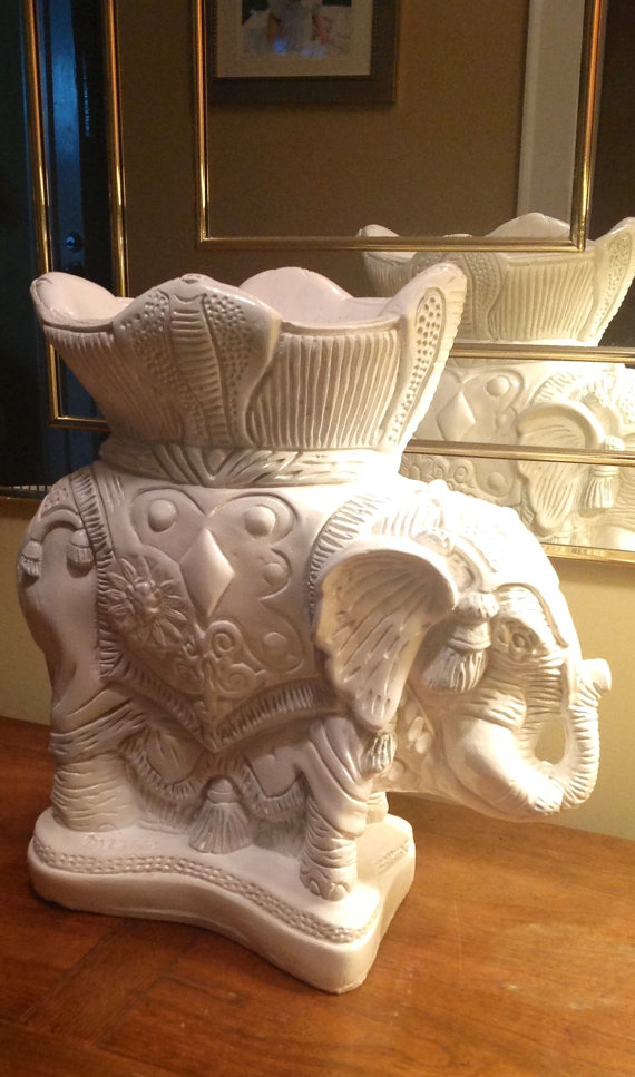 Vintage Elephant Planter from Mexico