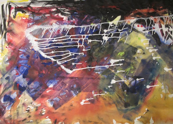 Neon Graffiti Original Abstract