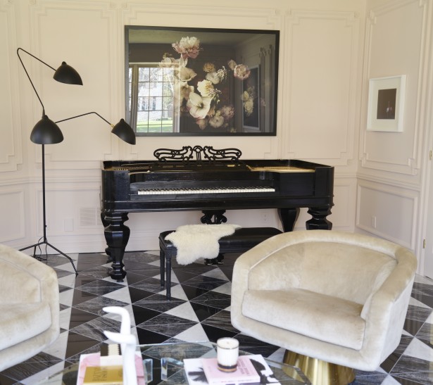 christine dovey piano room one room challenge