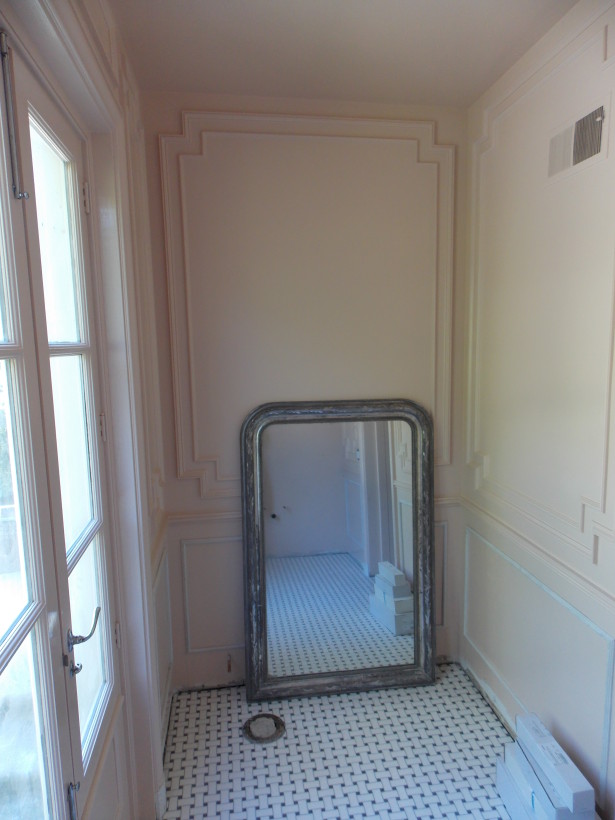 christine dovey style formal powder room project greenbay