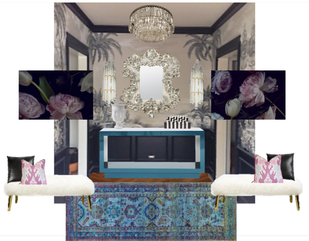 foyer design plan by christine dovey