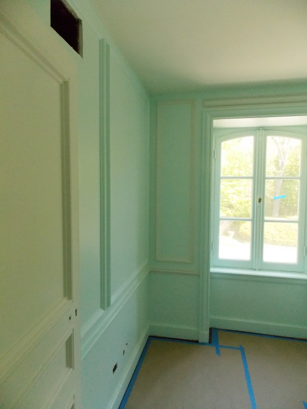 office benjamin moore irish mint project greenbay christine dovey style