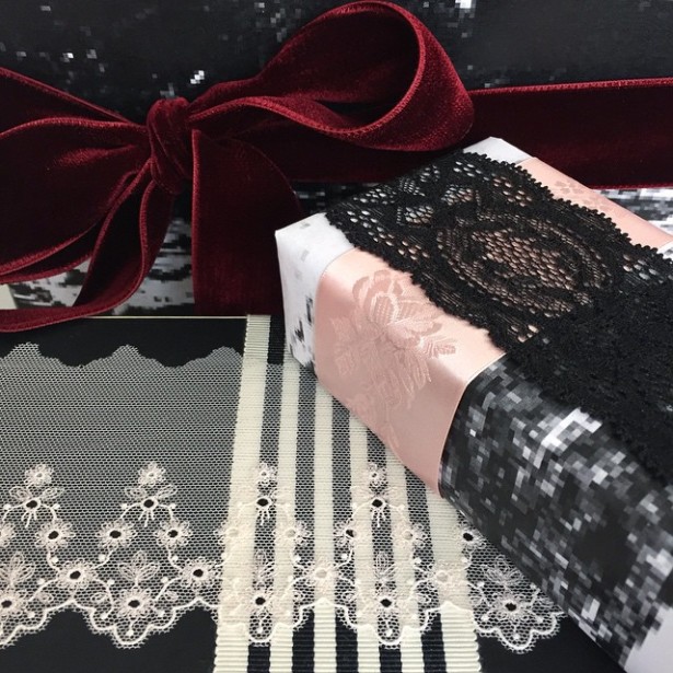 wrapping christine dovey style mokuba ribbon sketch 42 paper