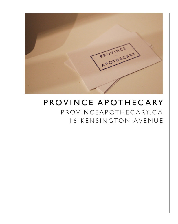 haute spots- province apothecary christine dovey
