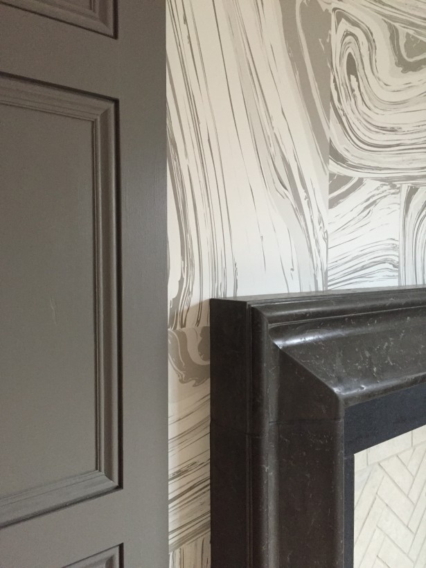 christine dovey one room challenge master bedroom para paint metrie moudling super allen drop it modern wallpaper