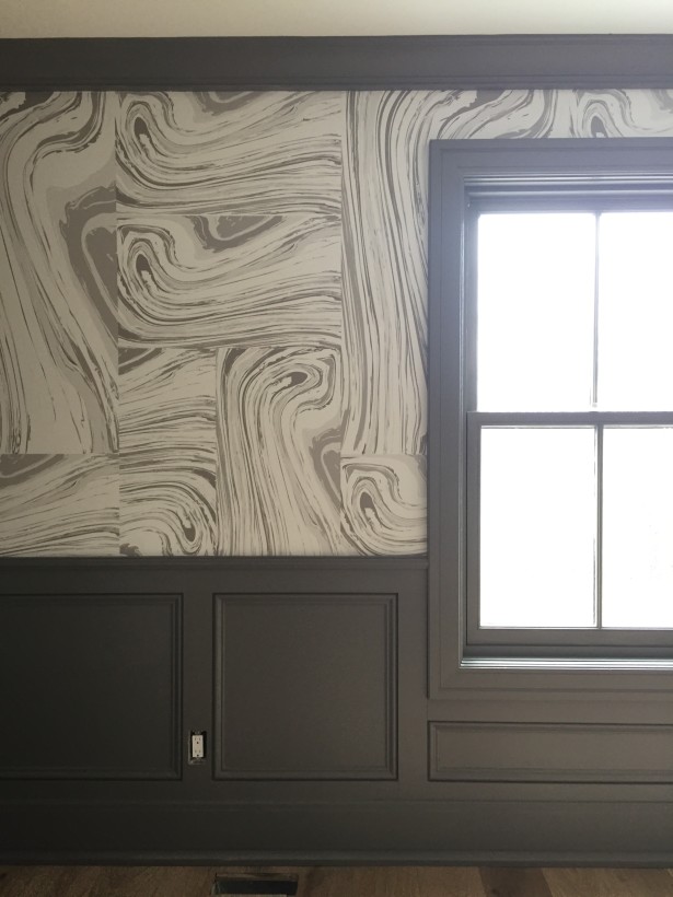 christine dovey one room challenge master bedroom para paint metrie moudling super allen drop it modern wallpaper