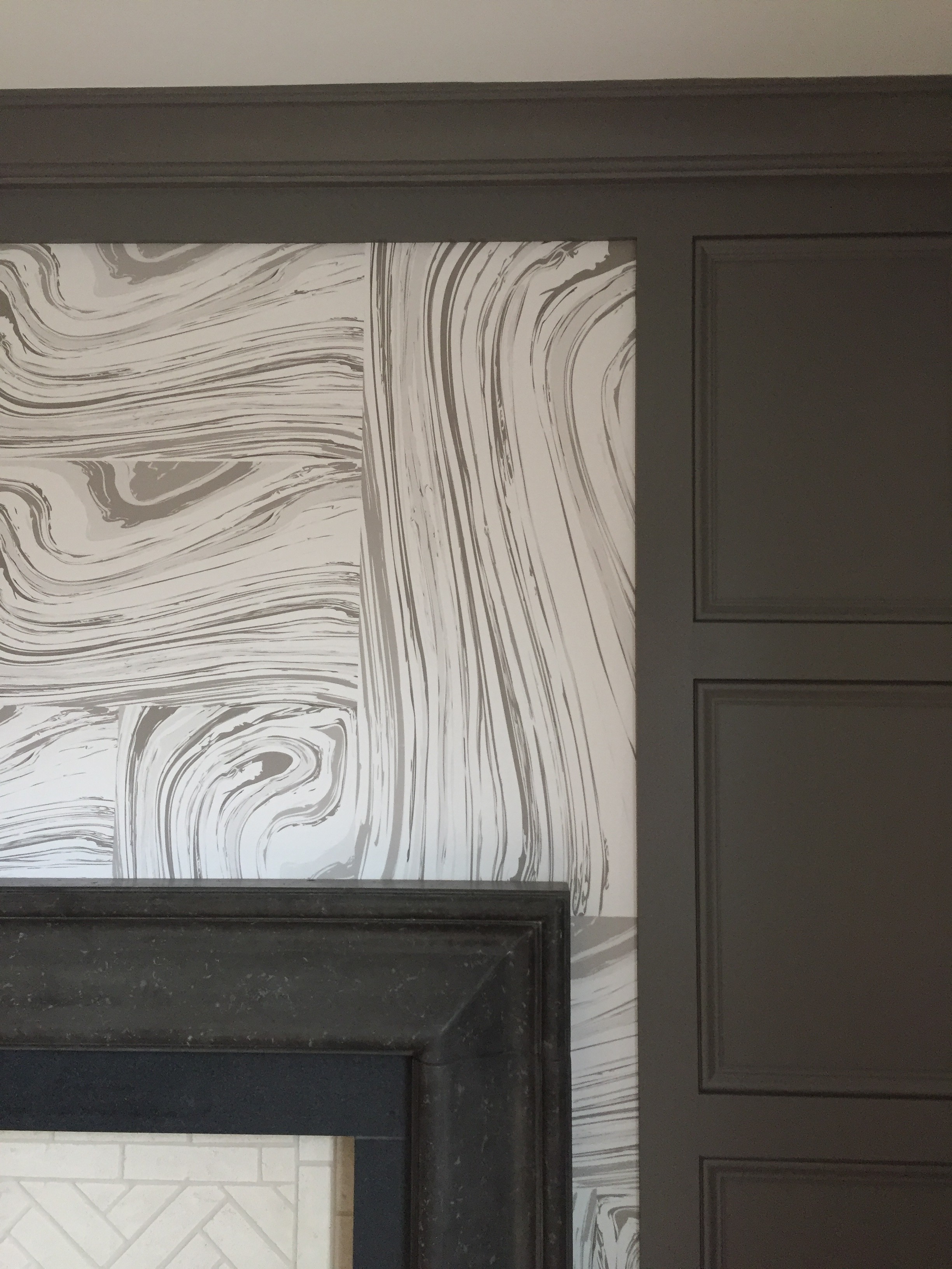 christine dovey one room challenge master bedroom para paint metrie moudling super allen drop it modern wallpaper